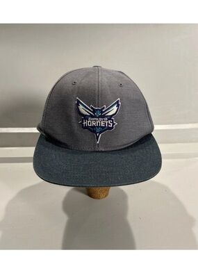 Charlotte Hornets Mitchell & Ness SnapBack Hat Cap Gray NBA Basketball OSFM